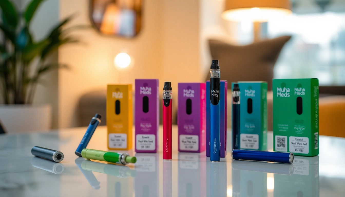 Order Muha Meds 2g vape pens online with colorful packaging showcasing premium quality.