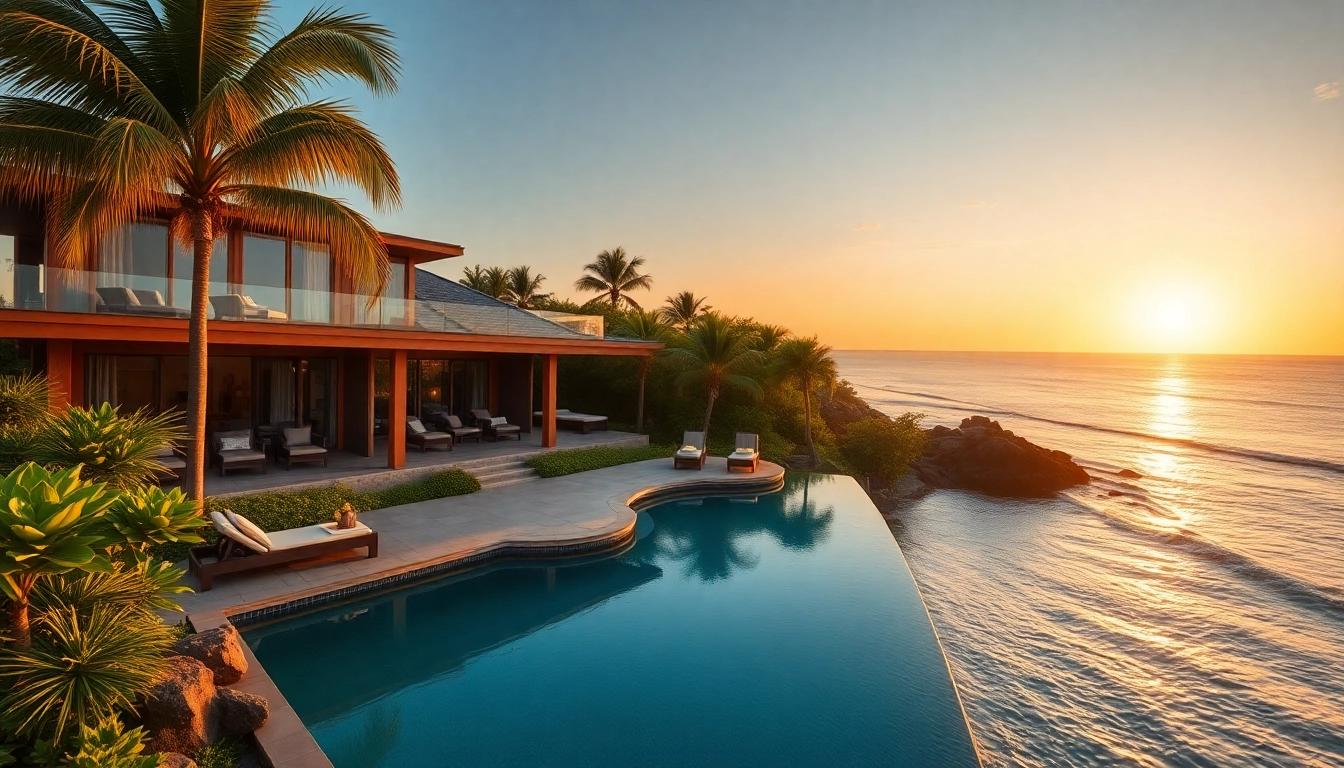 Stunning villa rentals featuring a beachfront pool and tropical surroundings for your perfect vacation escape.