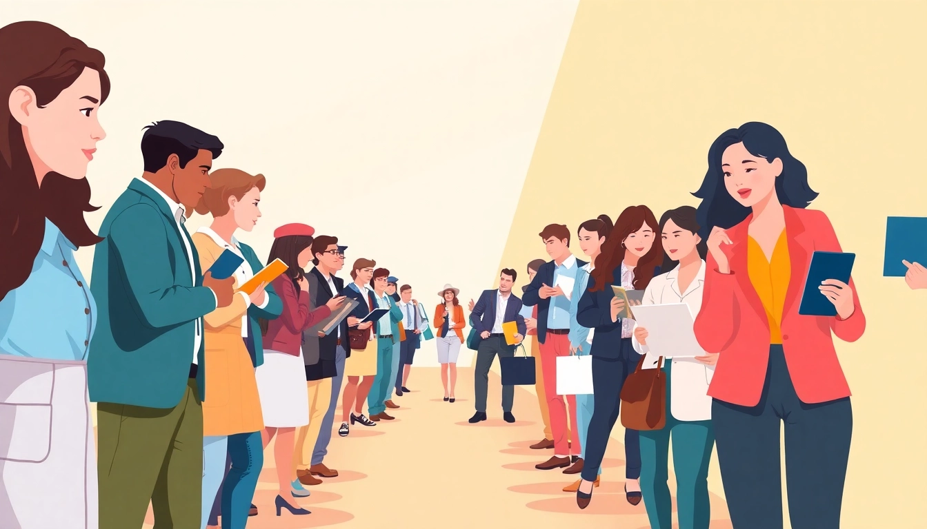 Discover what jobs click with you through engaging career paths featuring diverse professionals in dynamic roles.