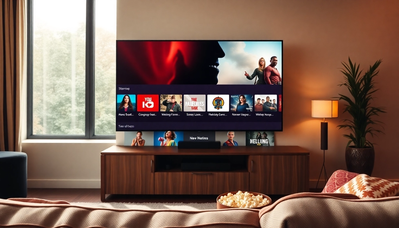 Experience the best abonnement iptv with diverse streaming options in a cozy living room setting.