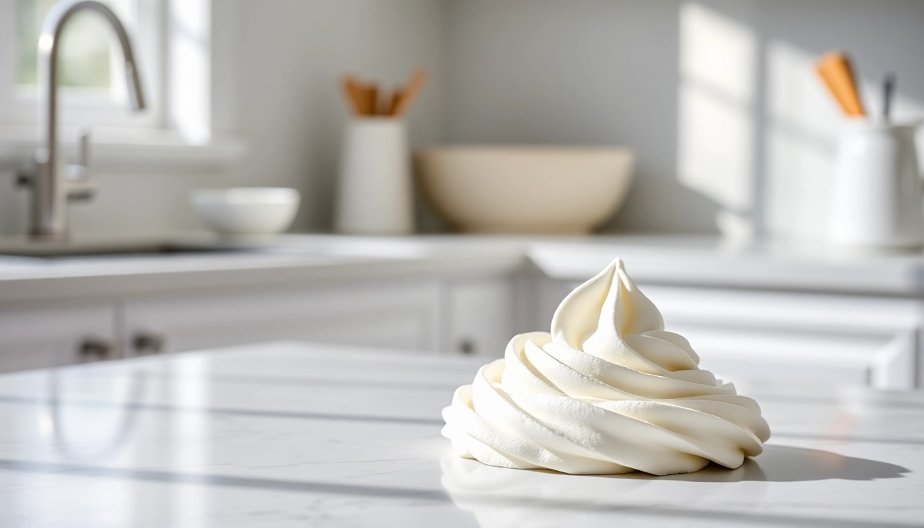 Whipped cream charger Singapore showcasing a simple yet elegant design with whipped cream nearby.