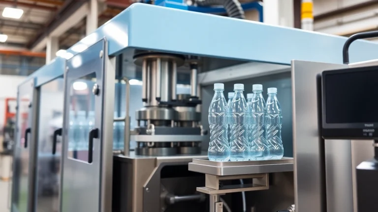 Blow Molding Machine Manufacturer showcasing advanced technology in plastic bottle production.