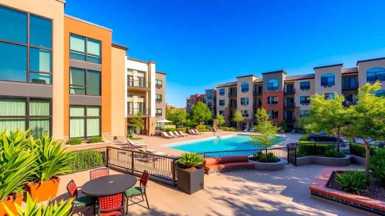 Discover Glendale AZ apartments featuring beautiful architecture and inviting outdoor spaces.