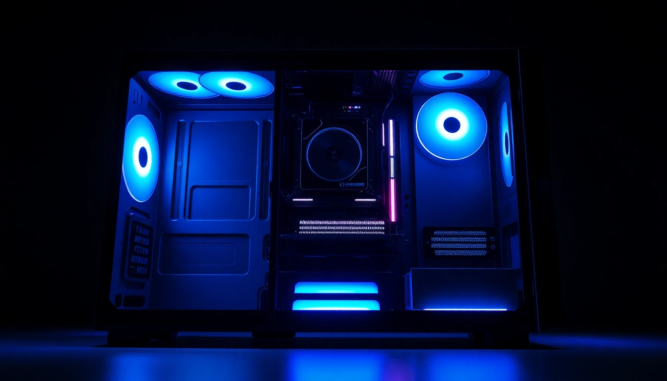Innovativo PC CASE Manufacturer con design elegante e dettagli moderni per un'ottima ventilazione.