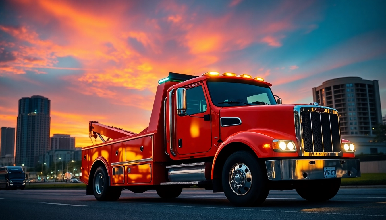 Local towing service Tampa efficiently rescuing vehicles on busy city streets, showcasing reliability and quick response times.