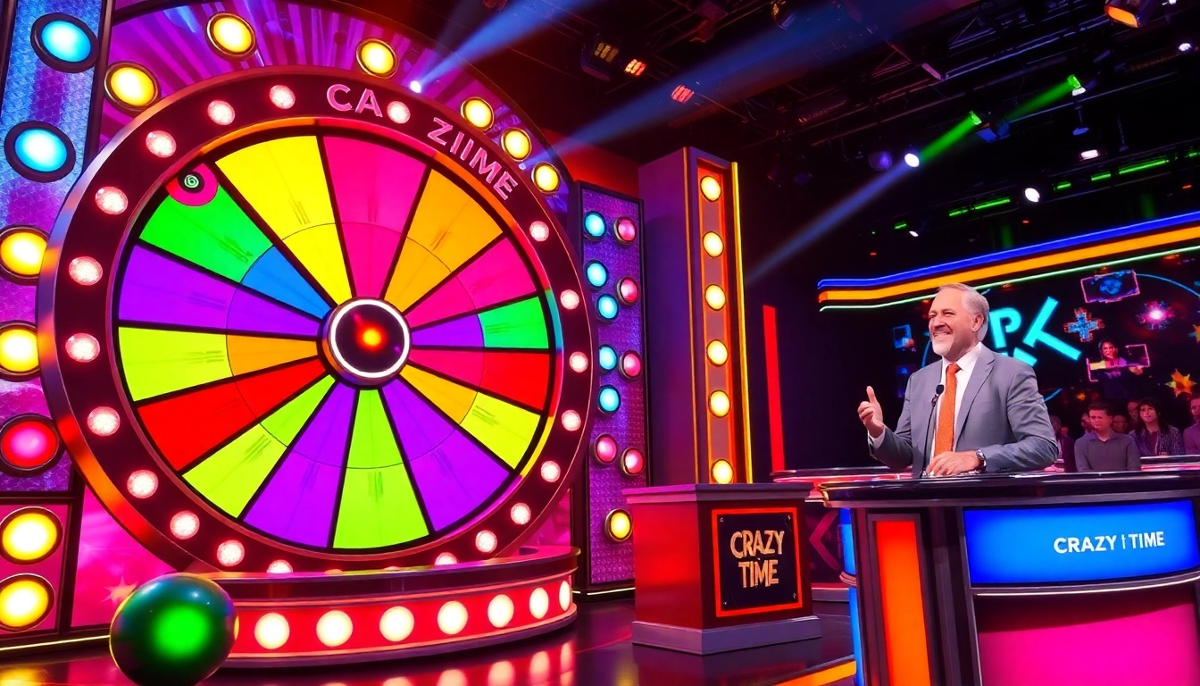 Experience the thrill of Crazy Time Italia as players engage with the game show’s colorful wheel and live host.