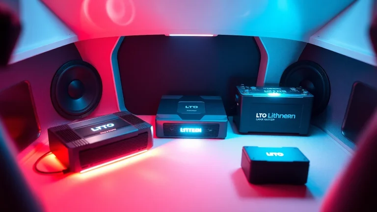 Boost your car amplifier's performance with our advanced LTO lithium battery technology.