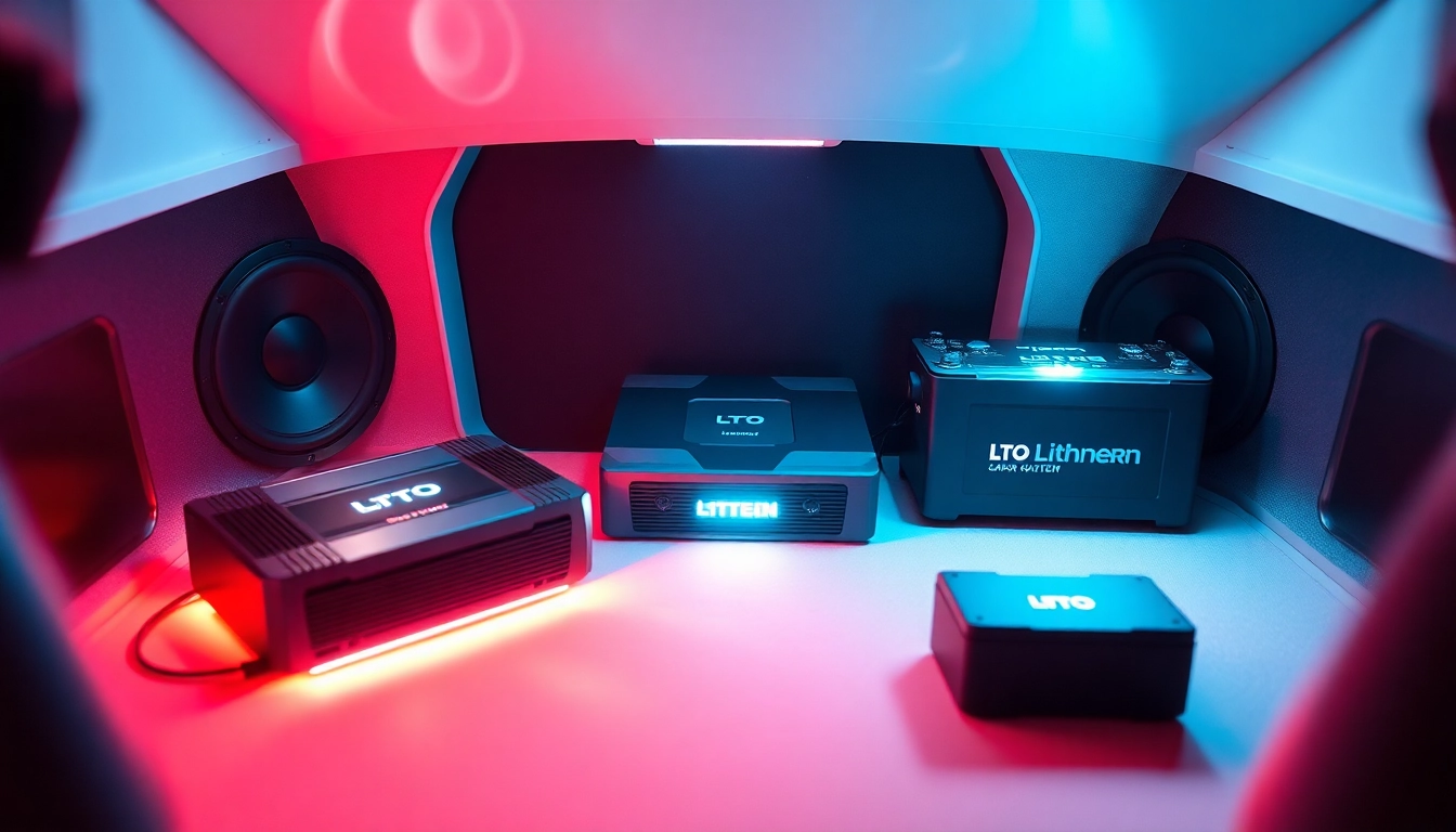Boost your car amplifier's performance with our advanced LTO lithium battery technology.