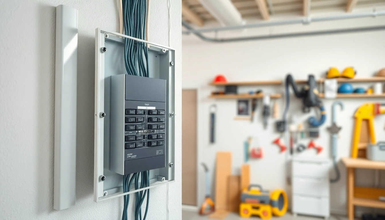 Upgrade your Electrical Panel with professional installation expertise in a modern setting.