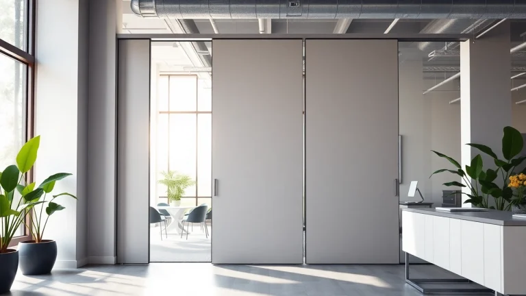 Enhance spaces with a Folding Partition Wall that elegantly divides modern interiors.