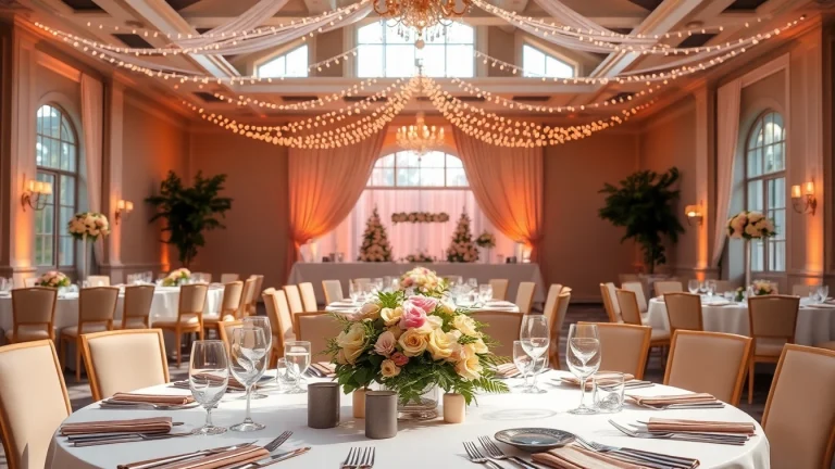 Celebrate special moments at le prestige hall with elegant decor and beautiful ambiance.