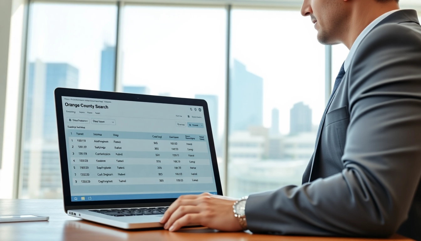 Access the orange county inmate search database with professional attorney analyzing records.