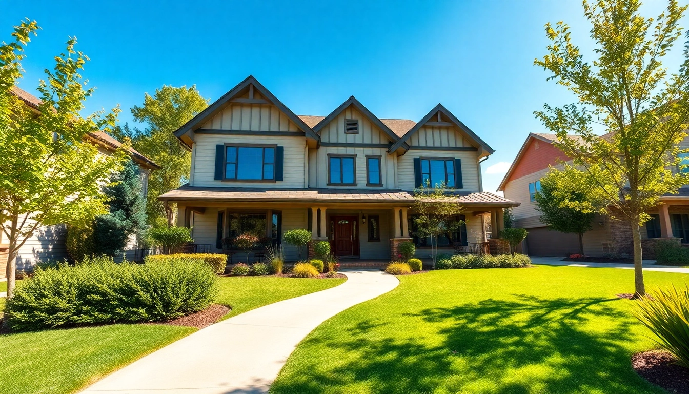 Explore an inviting house to buy a house, showcasing beautiful architecture and vibrant surroundings.