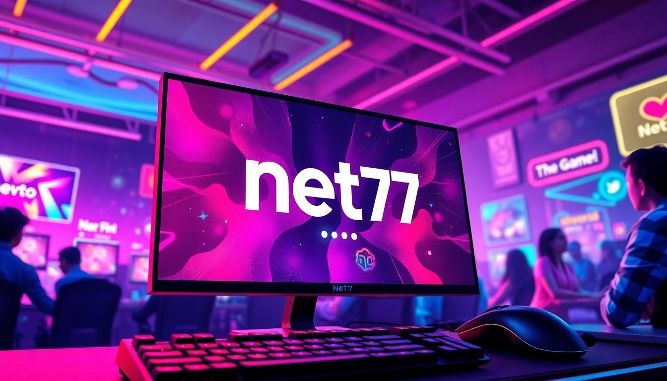 Memperlihatkan keseruan net77 game dengan antarmuka modern yang menarik.