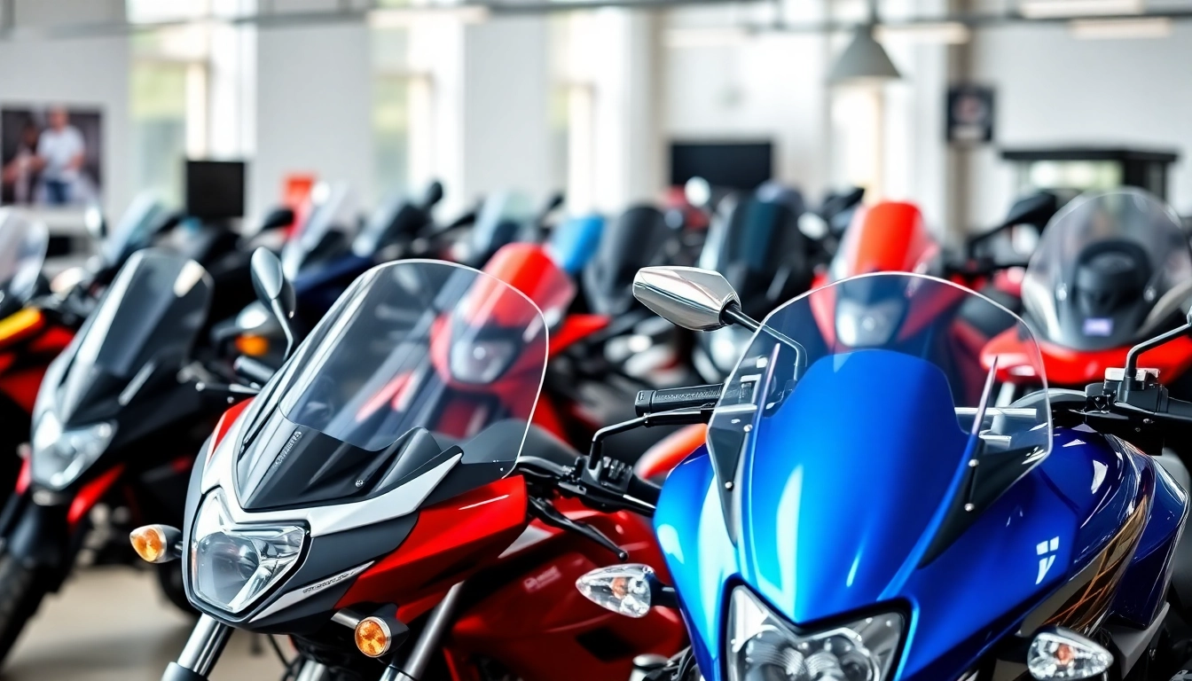 Showcase of motorcycle windscreens highlighting various styles and features for motorcycle enthusiasts.