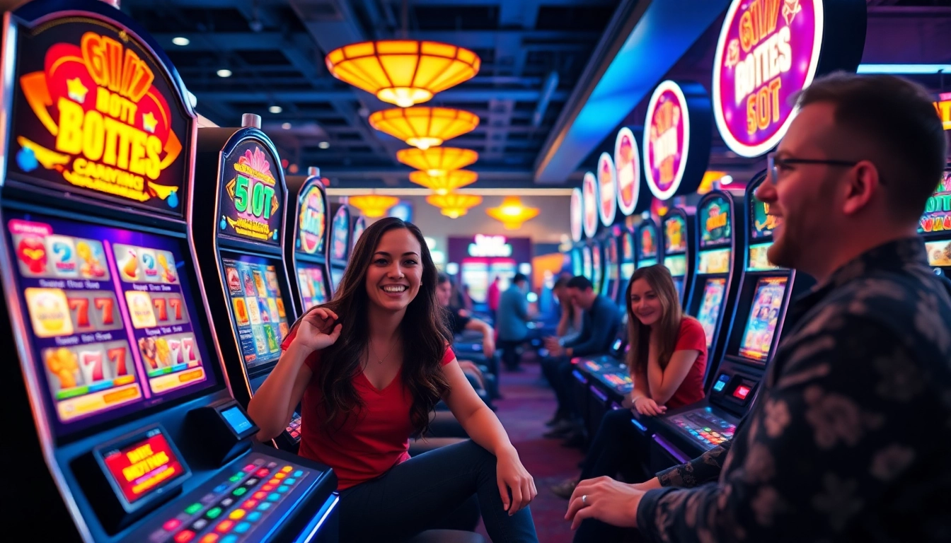 Rasakan keseruan judi slot online batman138 dengan mesin slot berwarna-warni dan pemain ceria.