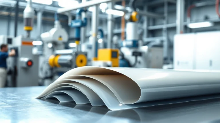 View of precision-cast adhesive films on display, highlighting features of https://www.makobond.com/adhesives-films.