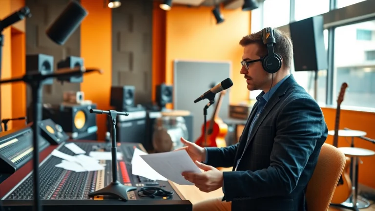 Promoting music effectively with music promotion services in a vibrant studio setting.