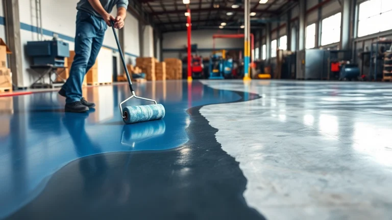 Apply poly floor coating Twin Cities for a durable, vibrant finish in industrial spaces.