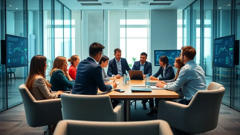 Engaging meeting with Quickplus Business Consultants highlighting teamwork and expertise.