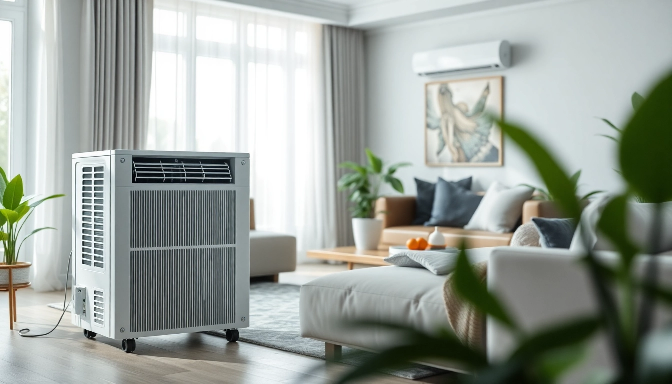 O General ac uae unit installed in a stylish living room, showcasing comfort and elegance.