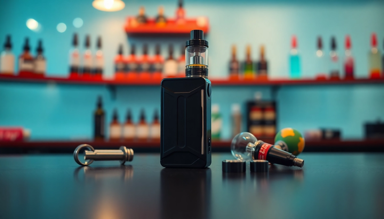 Showcasing the FIFTY BAR 20K disposable vape with vibrant colors and sleek design on display.