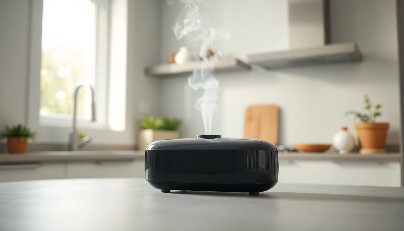 Experience the puff pro with its sleek design and smooth vapor in a modern kitchen.