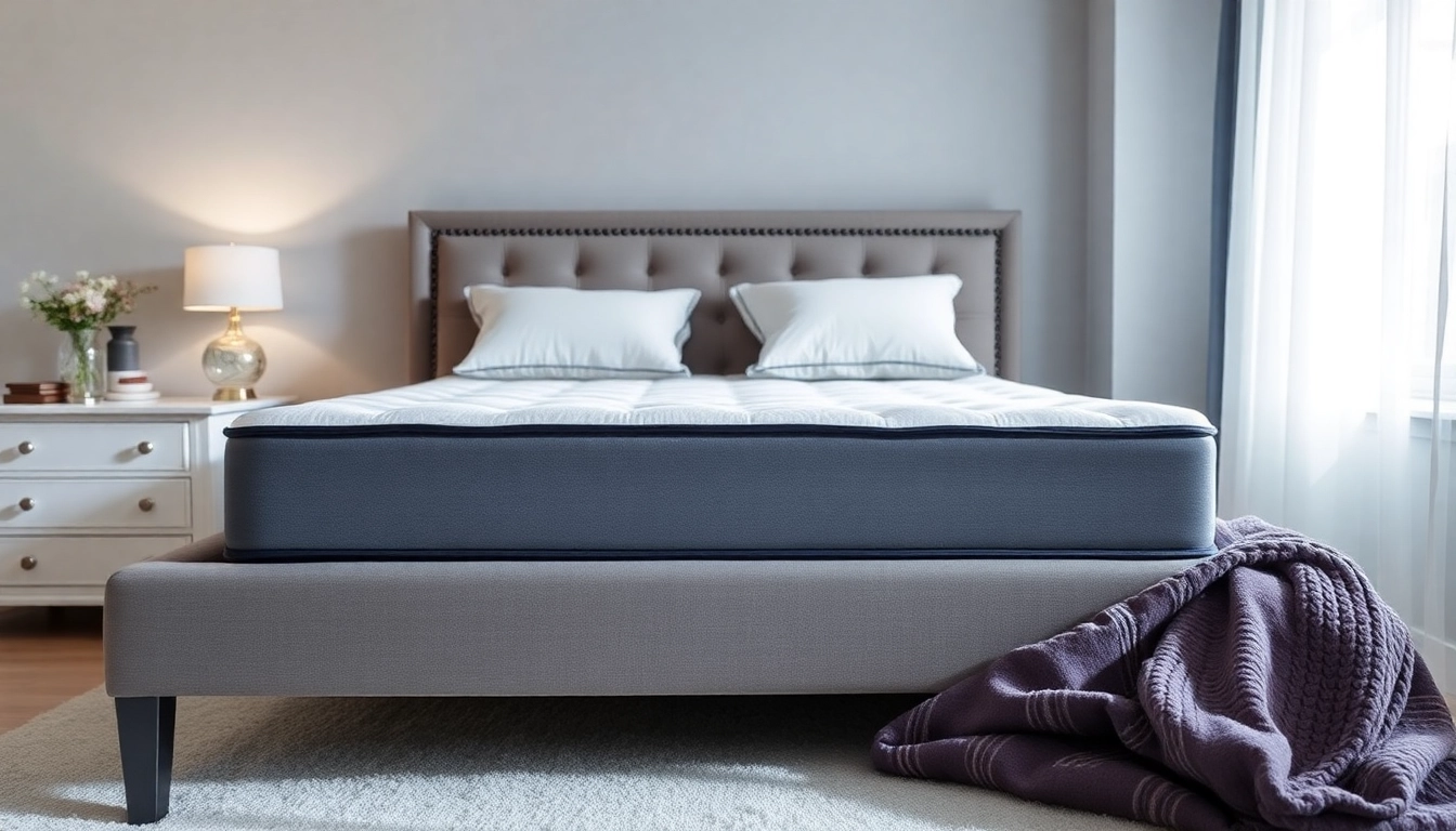 Materasso matrimoniale memory foam economico con dettagli morbidi e confortevoli per un sonno ideale.