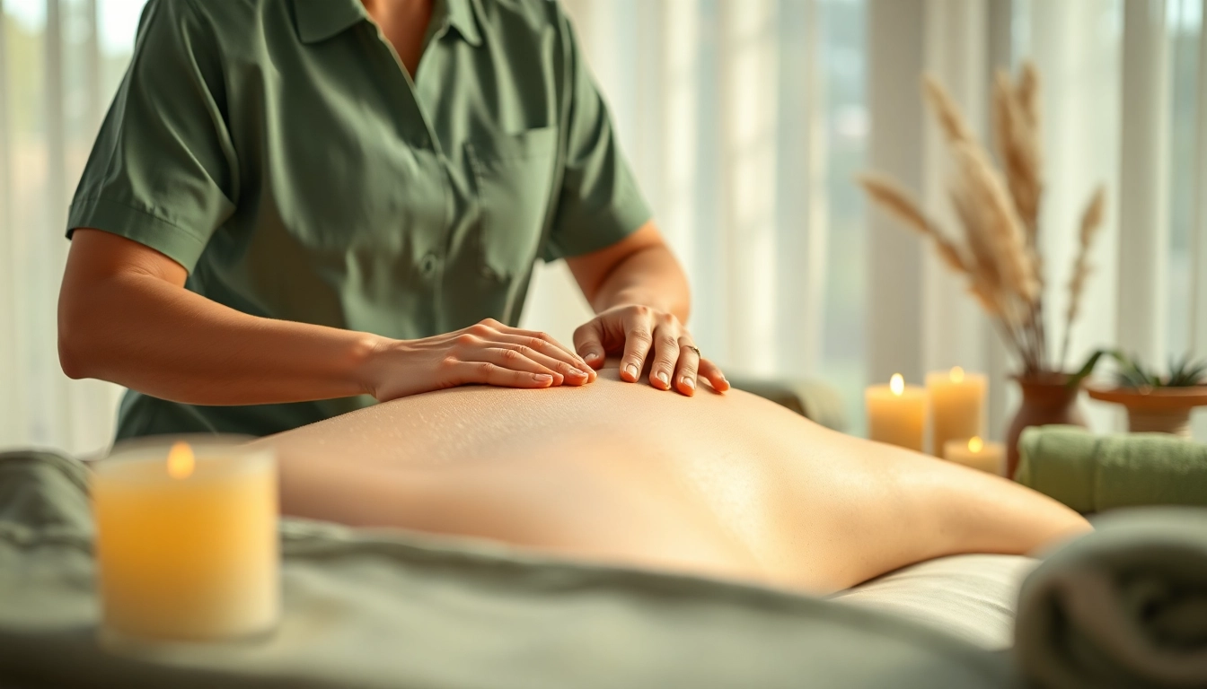 Experience rejuvenation with a relaxing massage near me in a serene spa setting.