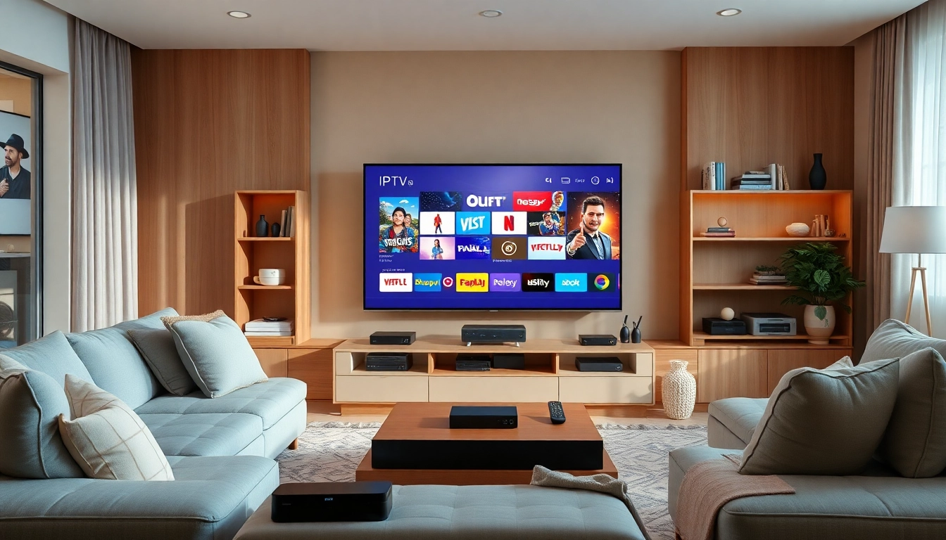 Comprar IPTV para disfrutar de canales vibrantes en un ambiente acogedor del hogar.