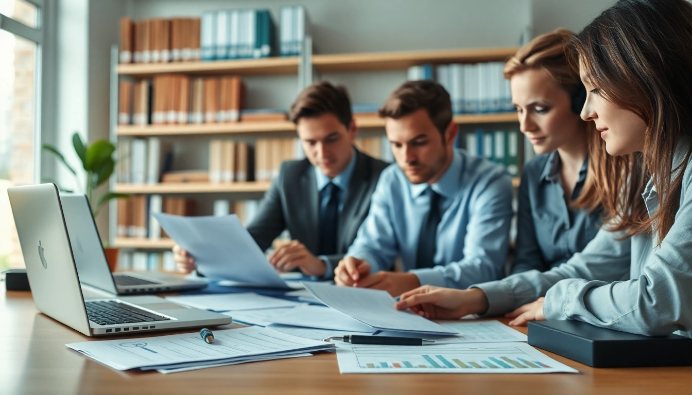 Conducting Fixed Assets Verification in a professional office environment with documents and equipment.